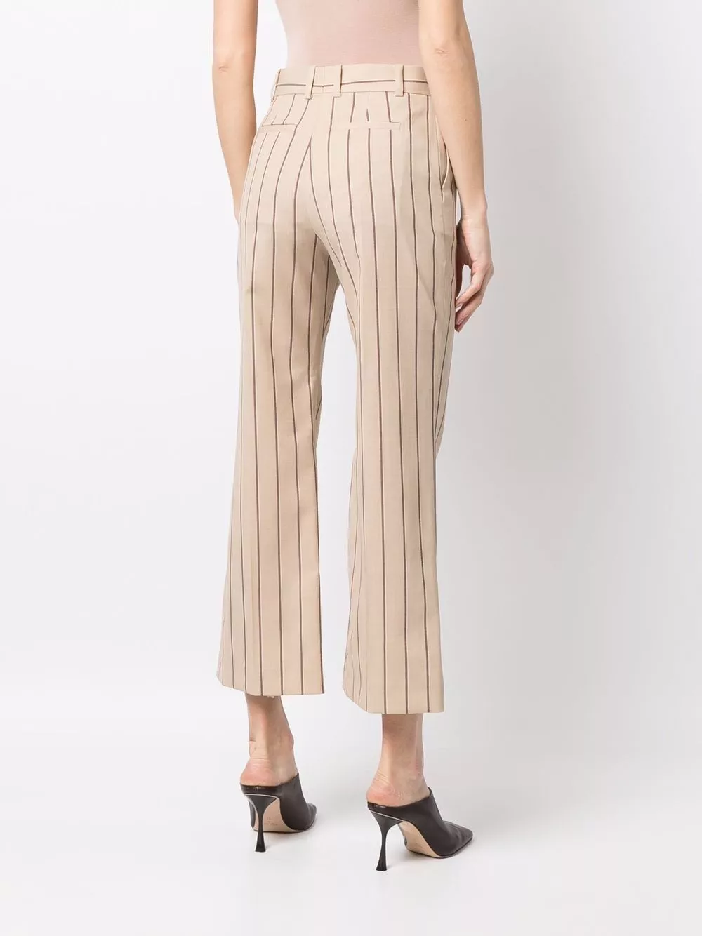 Affordable JOSEPH Talia stripe-print tailored trousers Women 0124