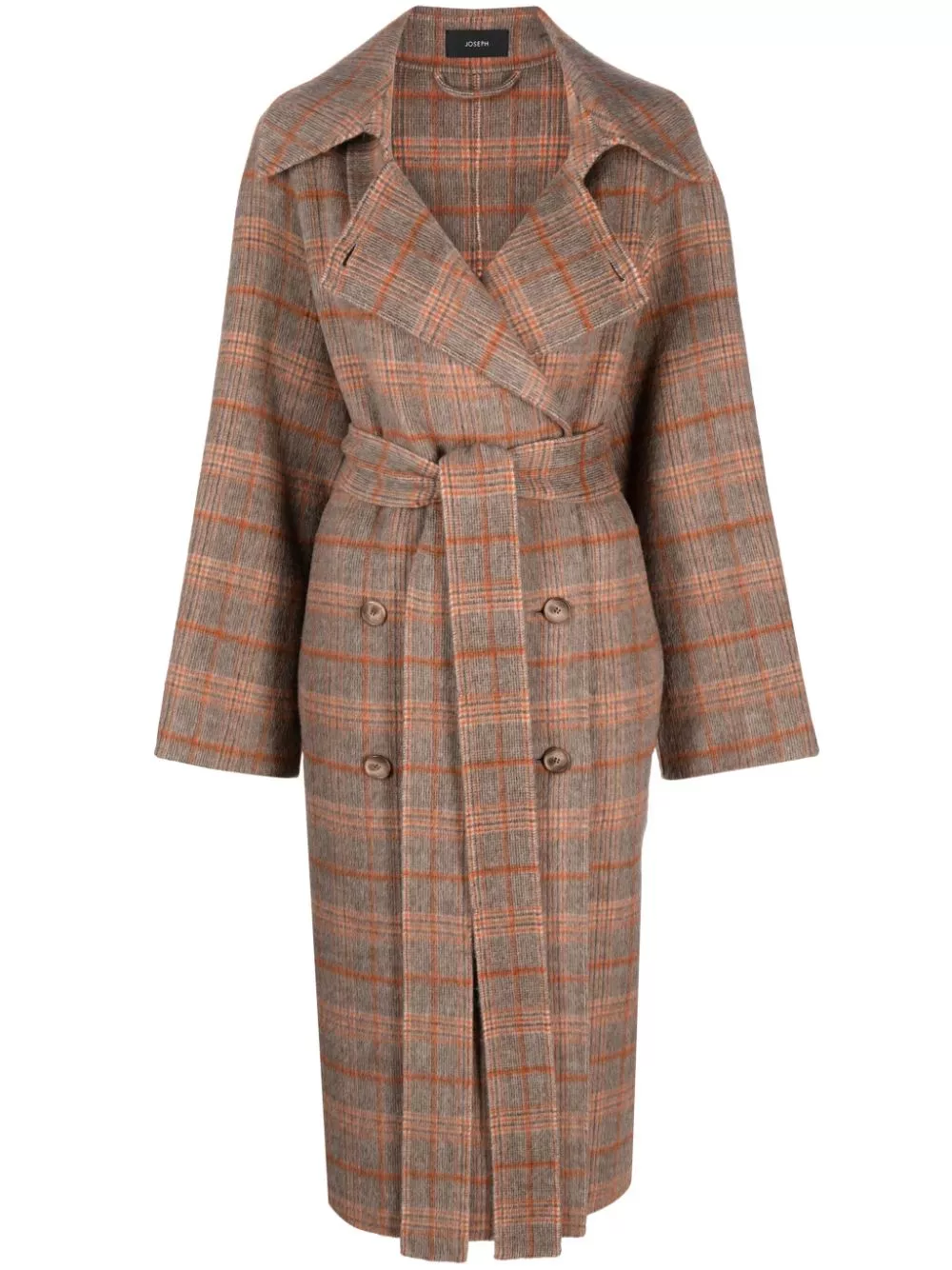 JOSEPH Chatsworth check-pattern coat Women 0118