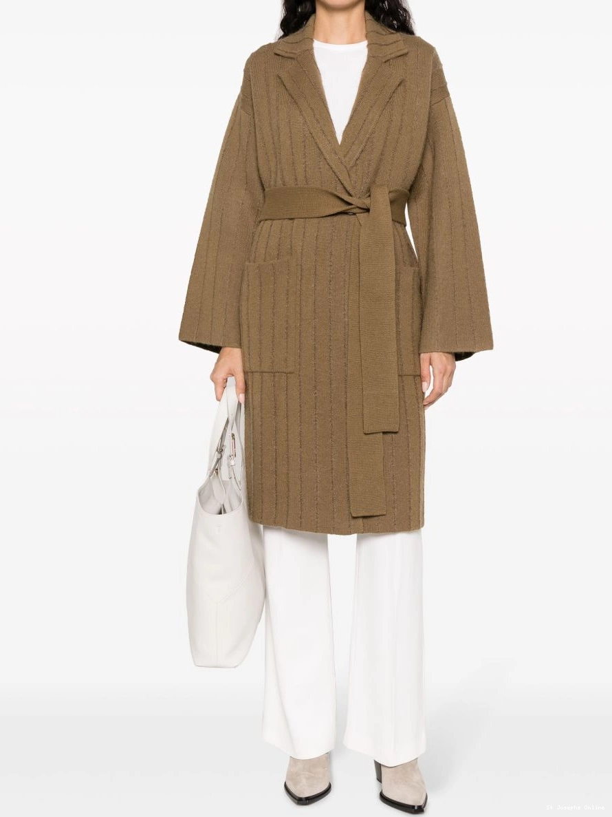 Affordable Women JOSEPH fine-knit coat striped 0219