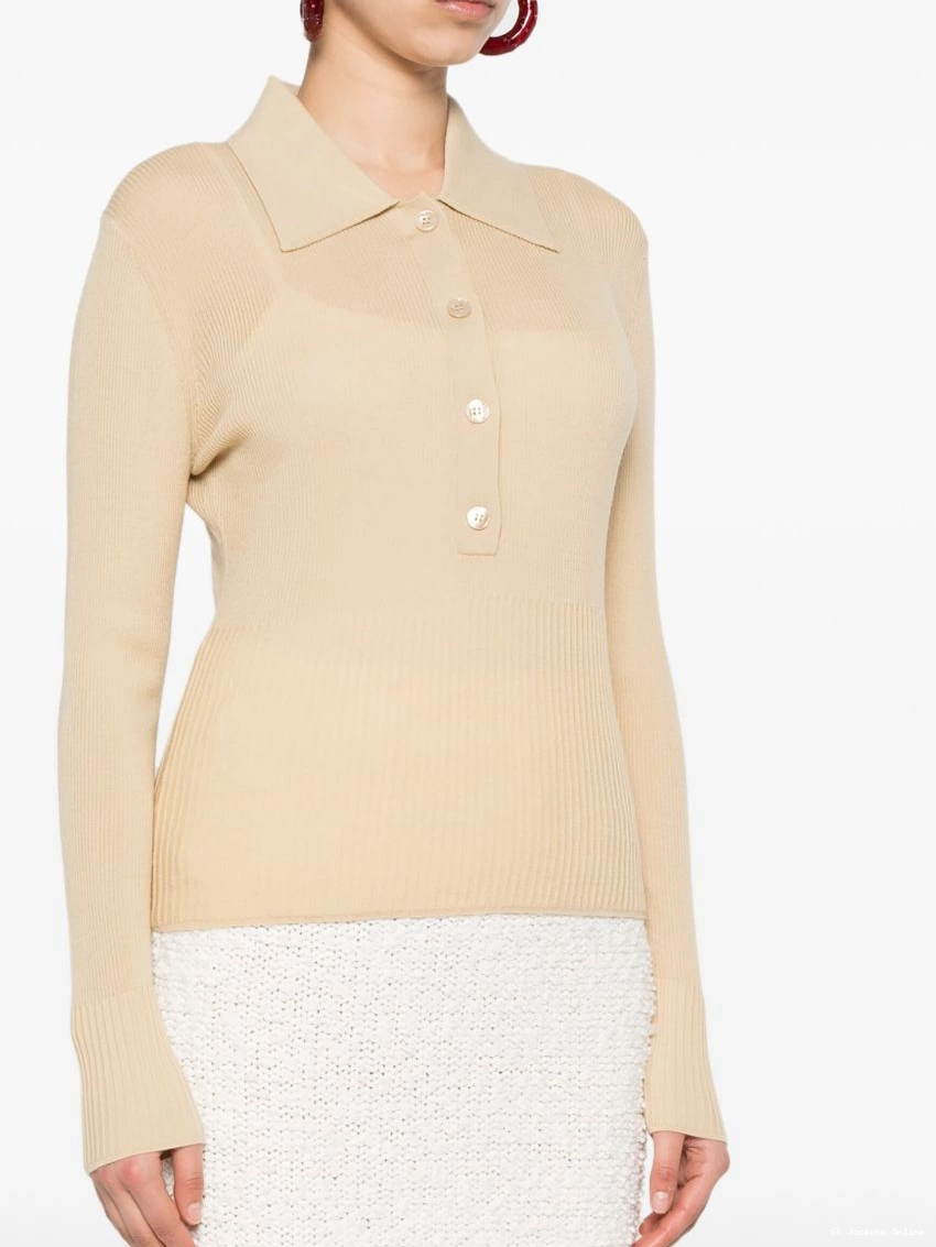 Affordable ribbed top JOSEPH wool polo Women 0219