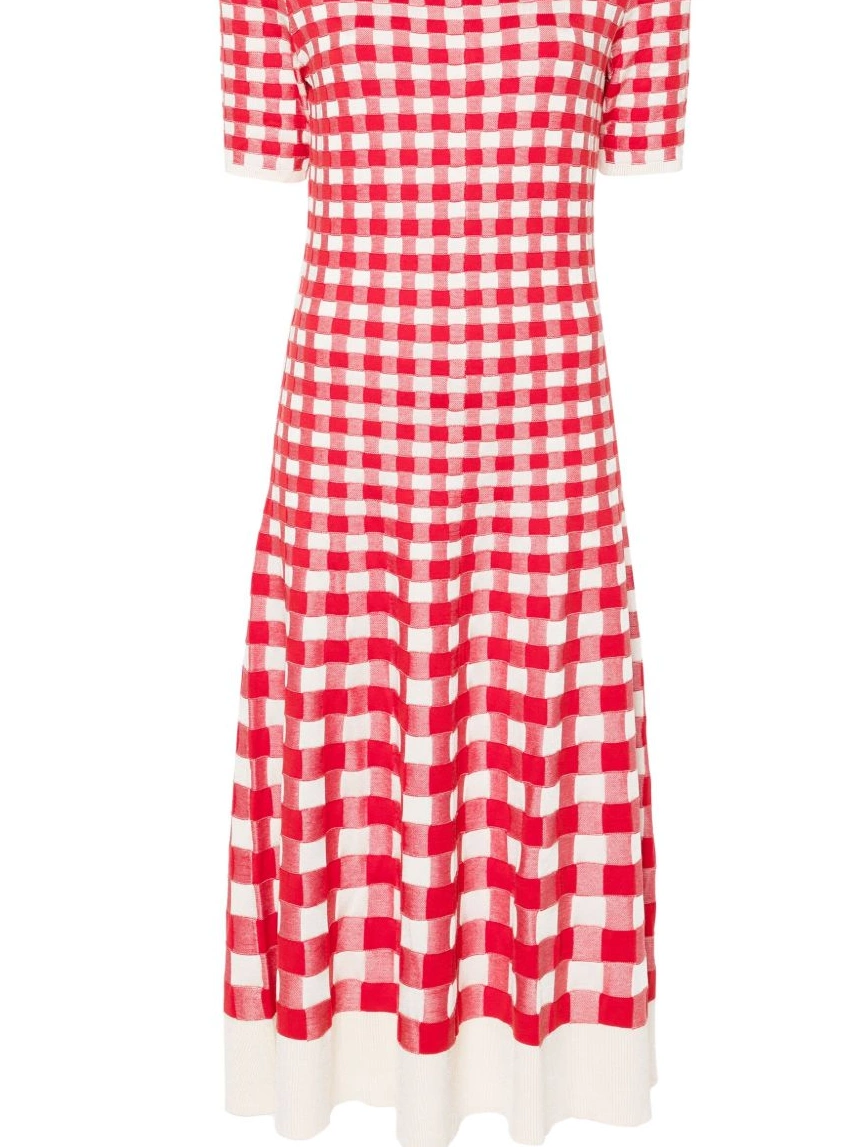 Affordable gingham-jacquard Women midi JOSEPH dress 0225