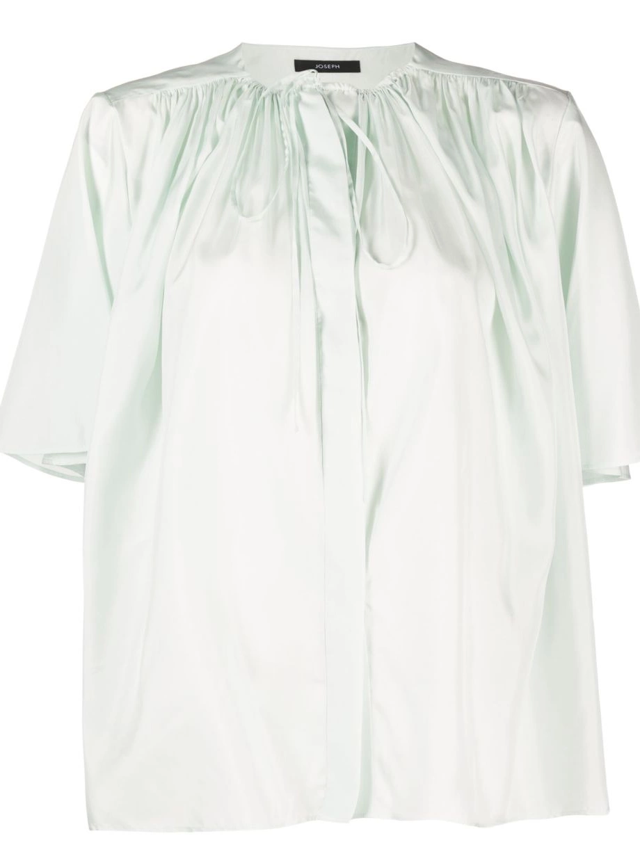 Cheap blouse silk-habotai Women JOSEPH Bristow gathered 0216