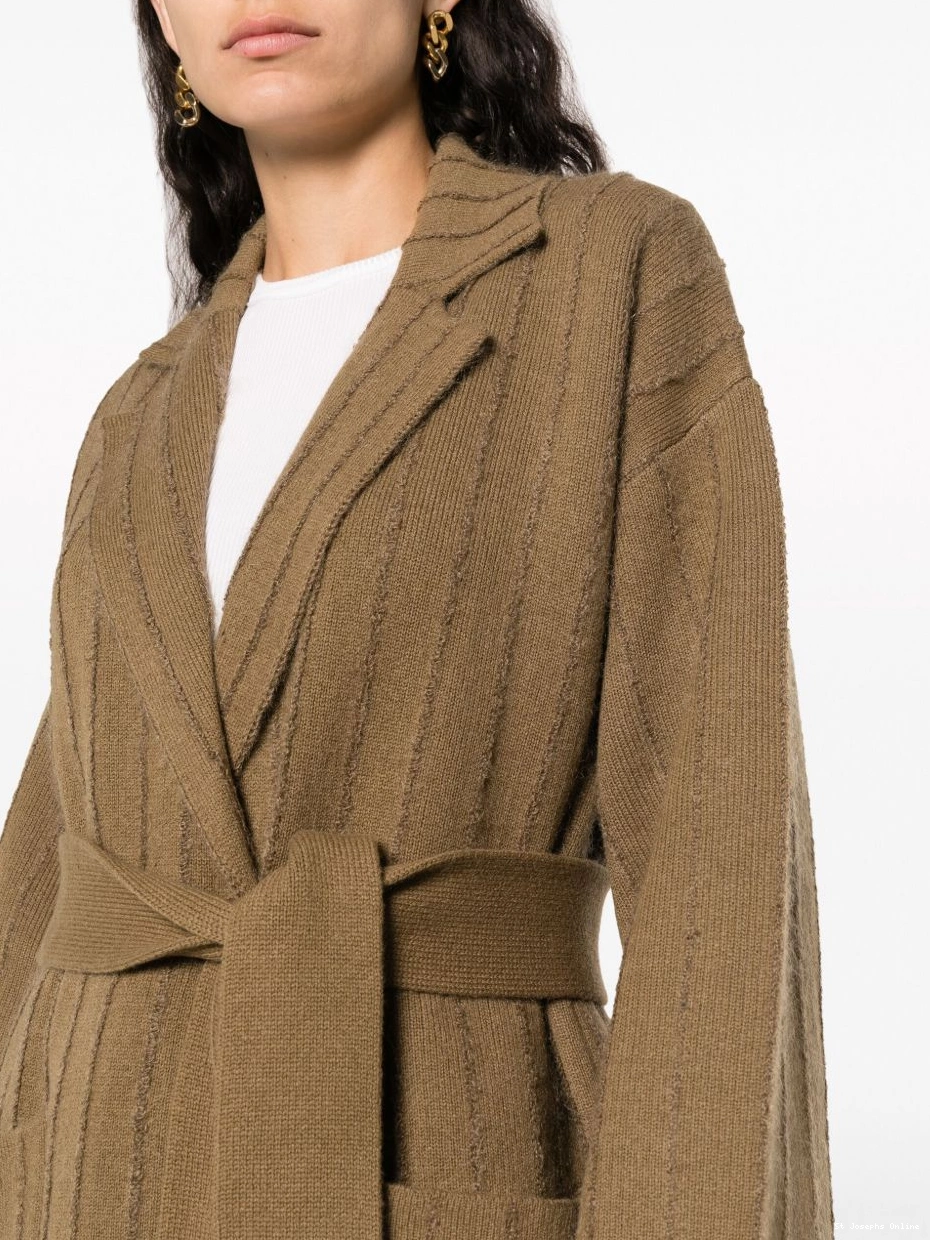 Affordable Women JOSEPH fine-knit coat striped 0219