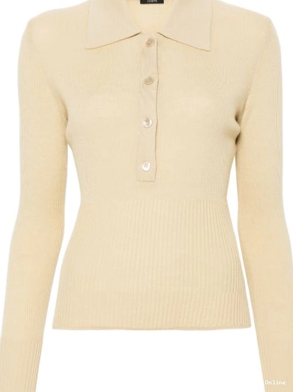 Affordable ribbed top JOSEPH wool polo Women 0219