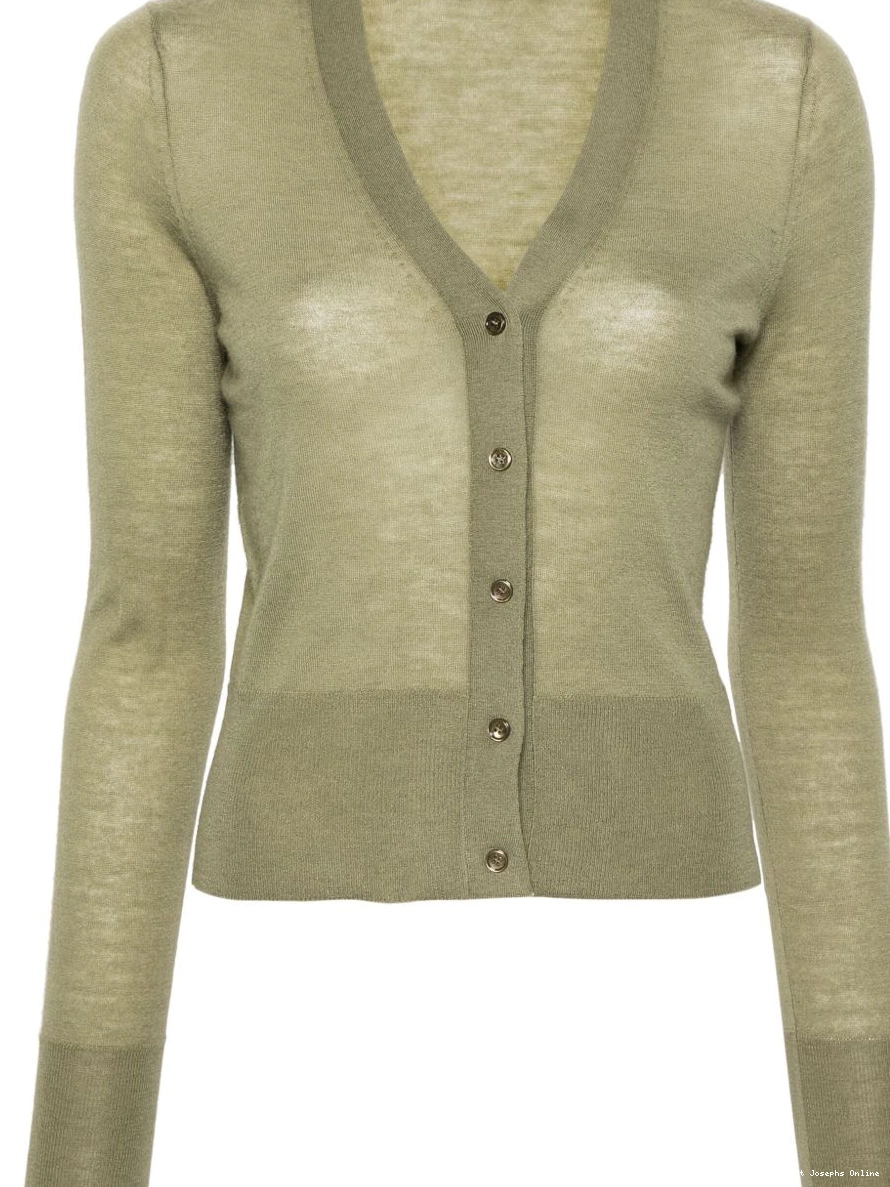 Affordable cardigan Women V-neck JOSEPH fine-knit 0217