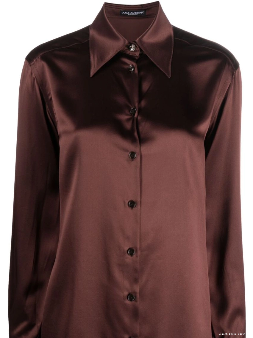 Affordable JOSEPH Women silk satin-finish shirt 0216