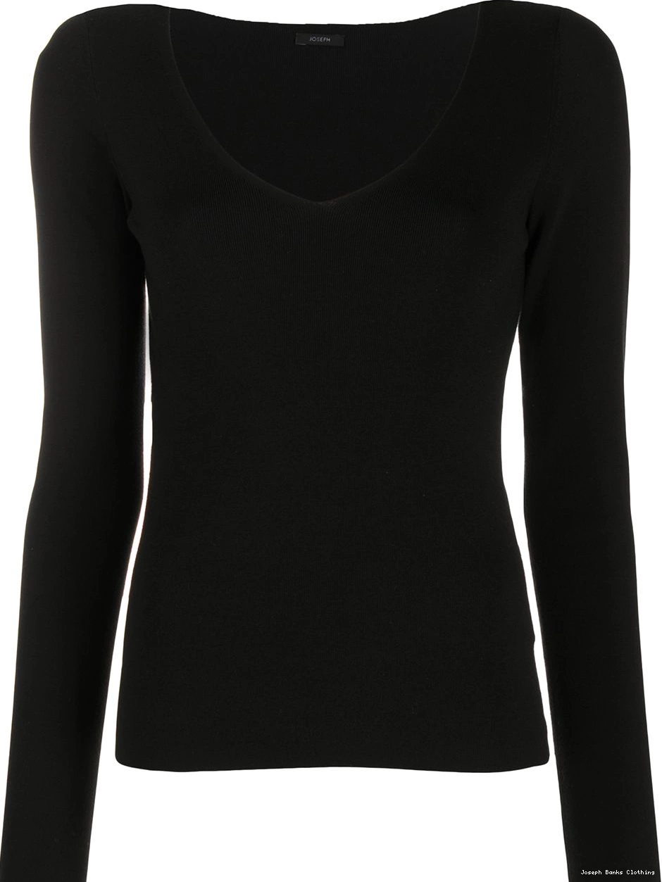 Affordable ribbed-knit Women JOSEPH top scoop-neck 0215