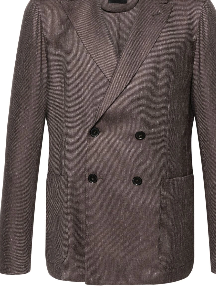 Affordable Women JOSEPH twill double-breasted blazer 0218